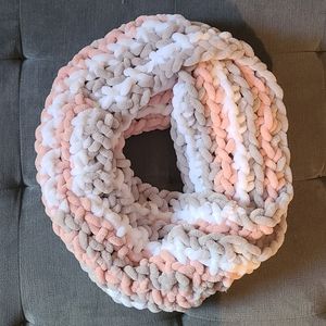 Hand crocheted Infinite scarf